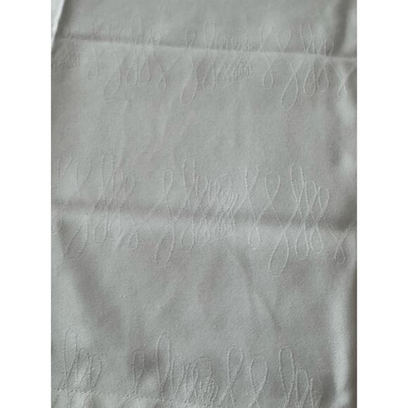 NWT Waterford Crystal formal MAEVE napkins white with design 21”x21” set of 12 - Picture 10 of 16